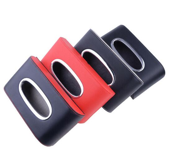 

Leather Car Tissue Box Cover Napkin Paper Holder Towel Dispenser Decoration Gift