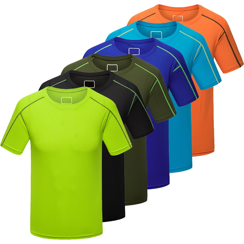 

Men Running T-shirt Tights Fitness Gym Top Tees Shirt Fitness Workout Gym Quick Dry Homme Soccer Sport T Shirts, A01