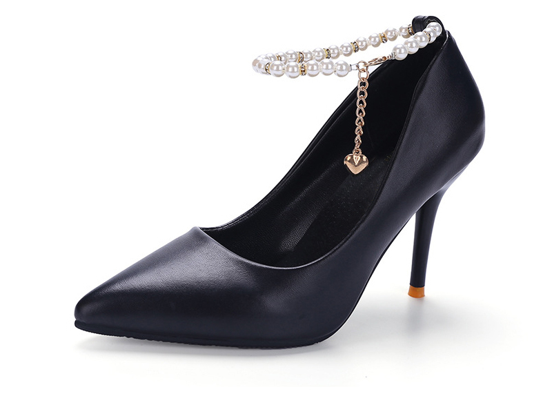 groăhandel vtota 2019 high heels damen pumps string perle schuhe frau fuă ring strap sexy damenschuhe leder spitz zapatos mujer von deals66, $28 53 pumps ladies sexy pointed heels buckle
