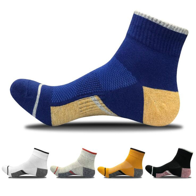 

New Brand High Quality Men's Antiskid Wicking Cotton Socks For Outdoor Camping Hiking Walking backpacking Sport Socks Meias