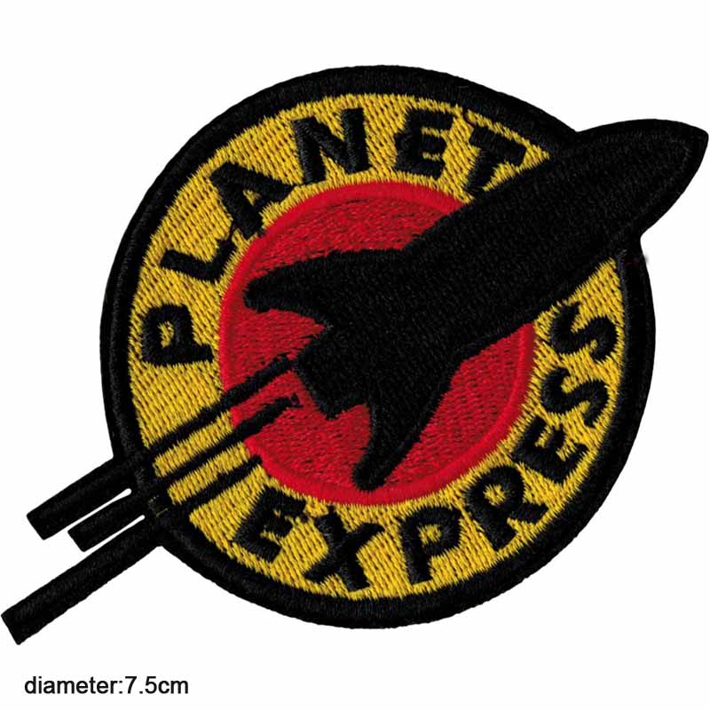 

Want To Leave UFO Space Astronaut Rocket Alien Planet Express Iron On Embroidered Clothes Patches For Clothing Boy Kid Wholesale, As picture