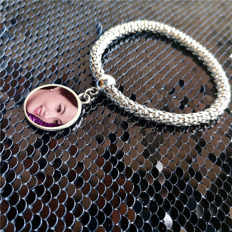 

sublimation metal blank bracelets for women high quality bracelet hot tranfer printing blank jewelry consumable small batches, Black