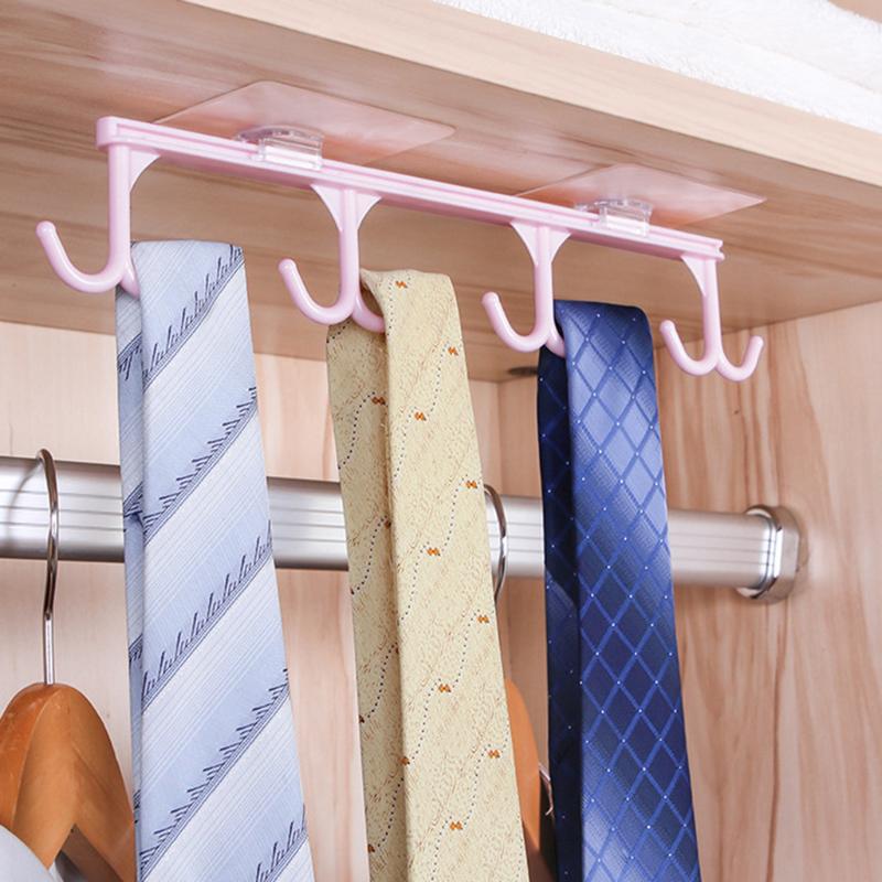 

Multifunctional Wardrobe Practical Storage Rack Cupboard Hanging Dish Hanger Hooks
