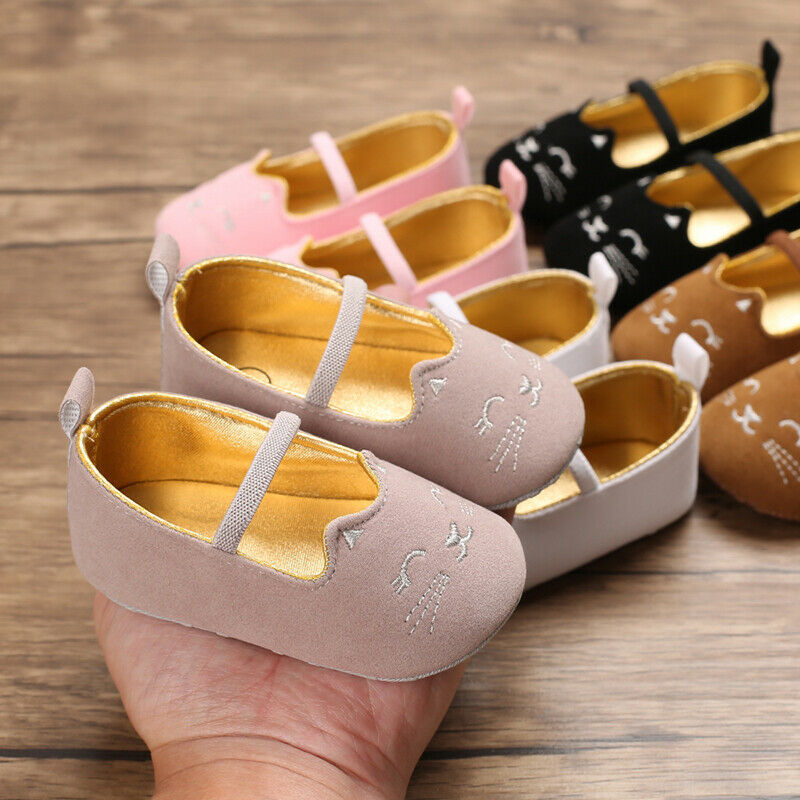 Infant Newborn Baby Girl Boy Soft Crib Shoes Trainers Pram Prewalkers Doug Shoes