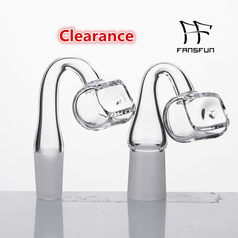 

Quartz Through Dozer Banger With Side Pocket 10mm 14mm 18mm Female Male Domeless Gavel Nails Dab Rigs