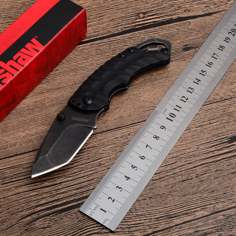

2019 KERSHAW SHUFFLE II 8750 8750TBLKBW Black Tanto Tactical Folding Knife 8Cr13Mov 58HRC Outdoor Camping Hunting Survival Utility EDC Tools
