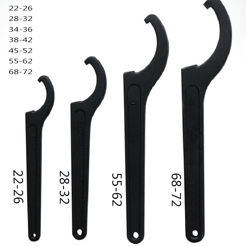 

22-72mm Wrench Spanner Tool Adjuster Motorcycle Bike Absorber Spanner Pre Load Hook C Tool Set Universal Hand