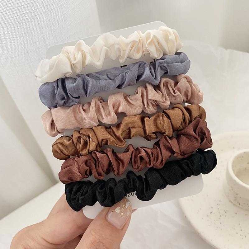 

Scrunchie Hairbands Hair Tie Women for Hair Accessories Satin Scrunchies Stretch Ponytail Holders Handmade