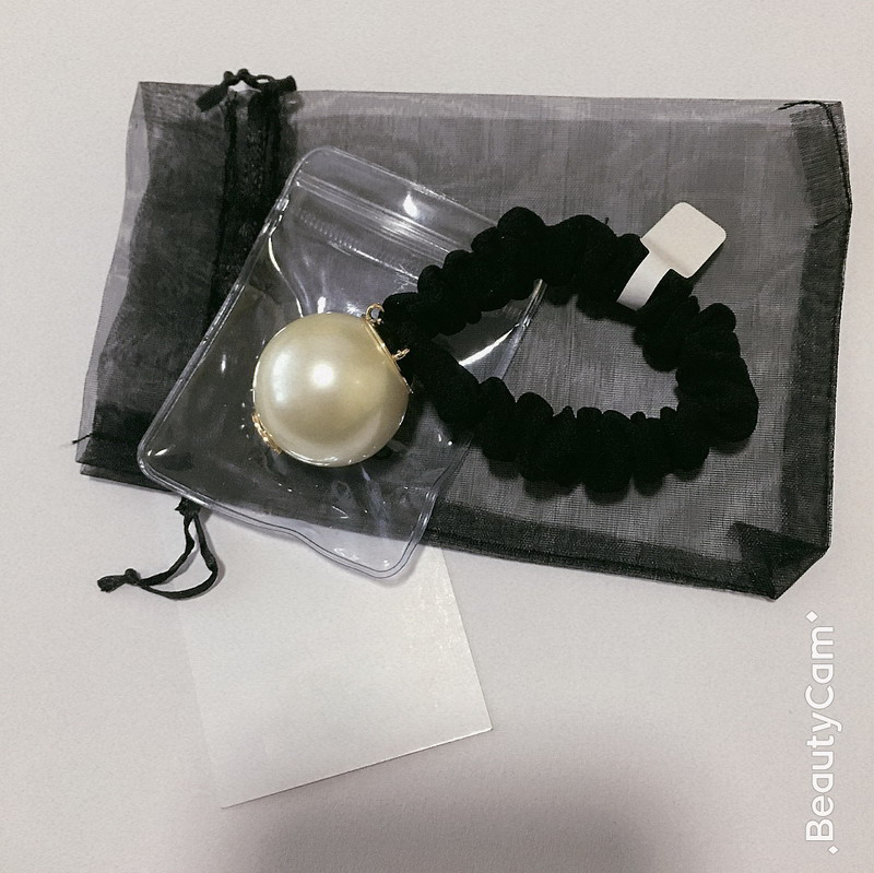 

Party gifts Classic fashion handmade big pearl rubber band hair ring C head rope suit for ladies favorite delicate ponytail Items headdress