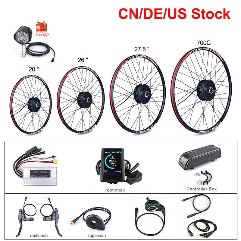 

E-bike 48V 500W Hub Motor Rear Wheel Electric Bike Conversion Kit Kinds of Bicycle 20"26" 27.5" 700C Rear Wheel Motor