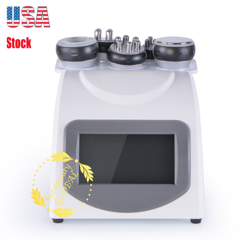 Summer Sale 5 In 1 40K Ultrasonic Cavitation RF Body Slimming Machine Fat Removal Bio Skin Tightening Face Lift Bipolar Vacuum