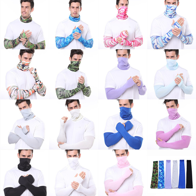

Wholesale protective mask & Ice sleeve free shipping stylish sunscreen household Sports & Outdoors Cycling Protective Gear Caps & Masks 0133
