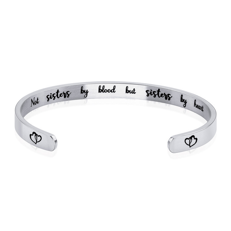 Bracelet de lamiti/é Sister Jewellery-Not Sisters par Blood mais Sisters par Heart-Best Amis Bracelet