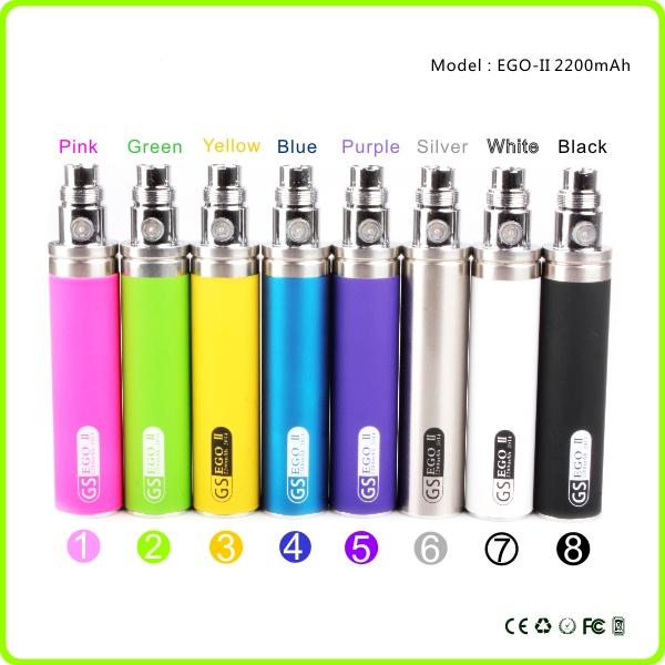 

Original Greensound GS eGo 2 II 2200 mah Mega Battery KGO ONE WEEK Battery for T2 Protank subohm Atomizers Vaporizer e cig Tank DHL free