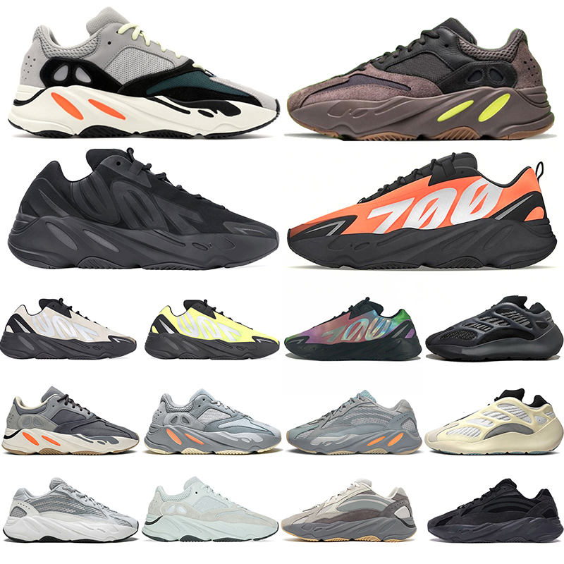 

Newest Kanye West 700 Running Shoes Wave Runner Inertia Alvah Azael Triple Black 700s V2 V3 Vanta Mens Womens Sports Sneakers Size 36-45, Static 36-45