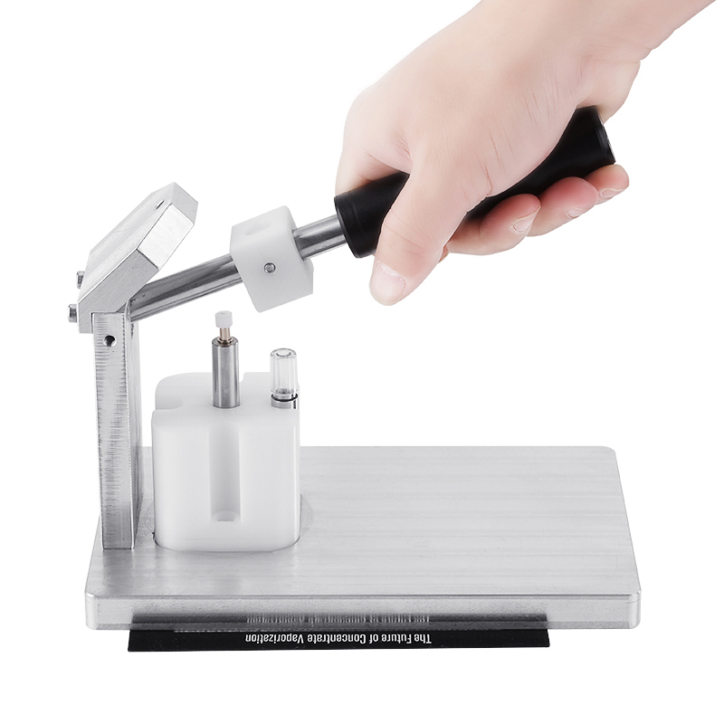 

Mandrel Press Machine for M6T dank Vapes Cartridges Portable Manual Compressor Manually Presser 510 Vape Pen Atomizer Hand-operated Press