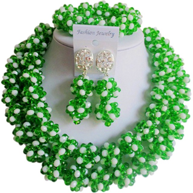 green white