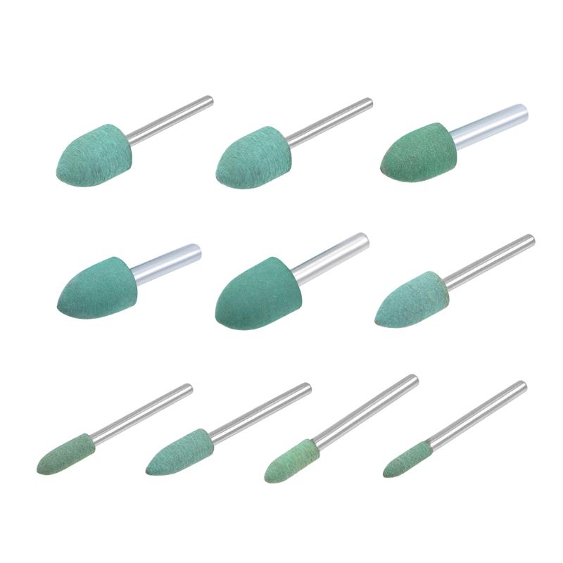 

uxcell 15Pcs Rubber Mounted Points Tapered Polishing Buffing Wheels for polishing surface of metals and non-ferrous metals