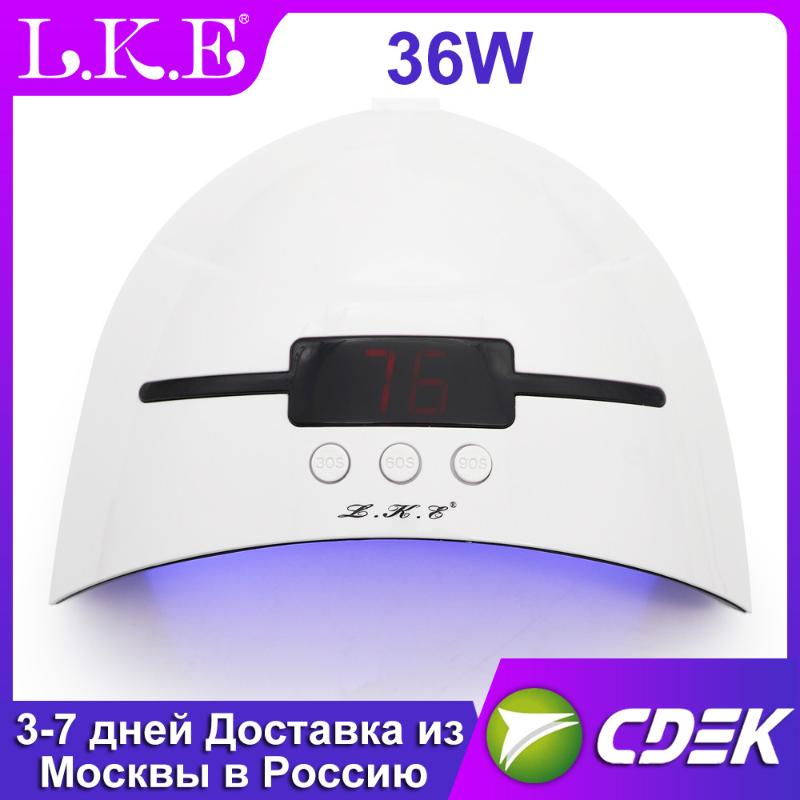 

36W Professional USB Nail Dryer UV LED Lamp Smart Sunlight Curing All Gel Polish Non-harmful Fast Dry Nail Art Machine, Usb plug