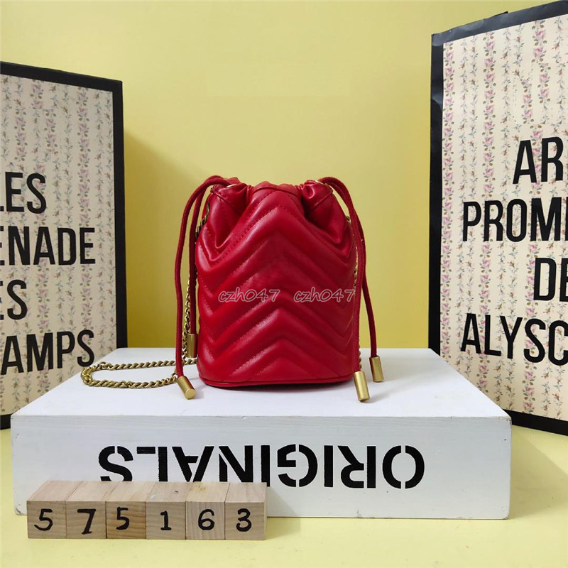 

Classic Leather black red color chain women bag handbags shoulder bags 575163