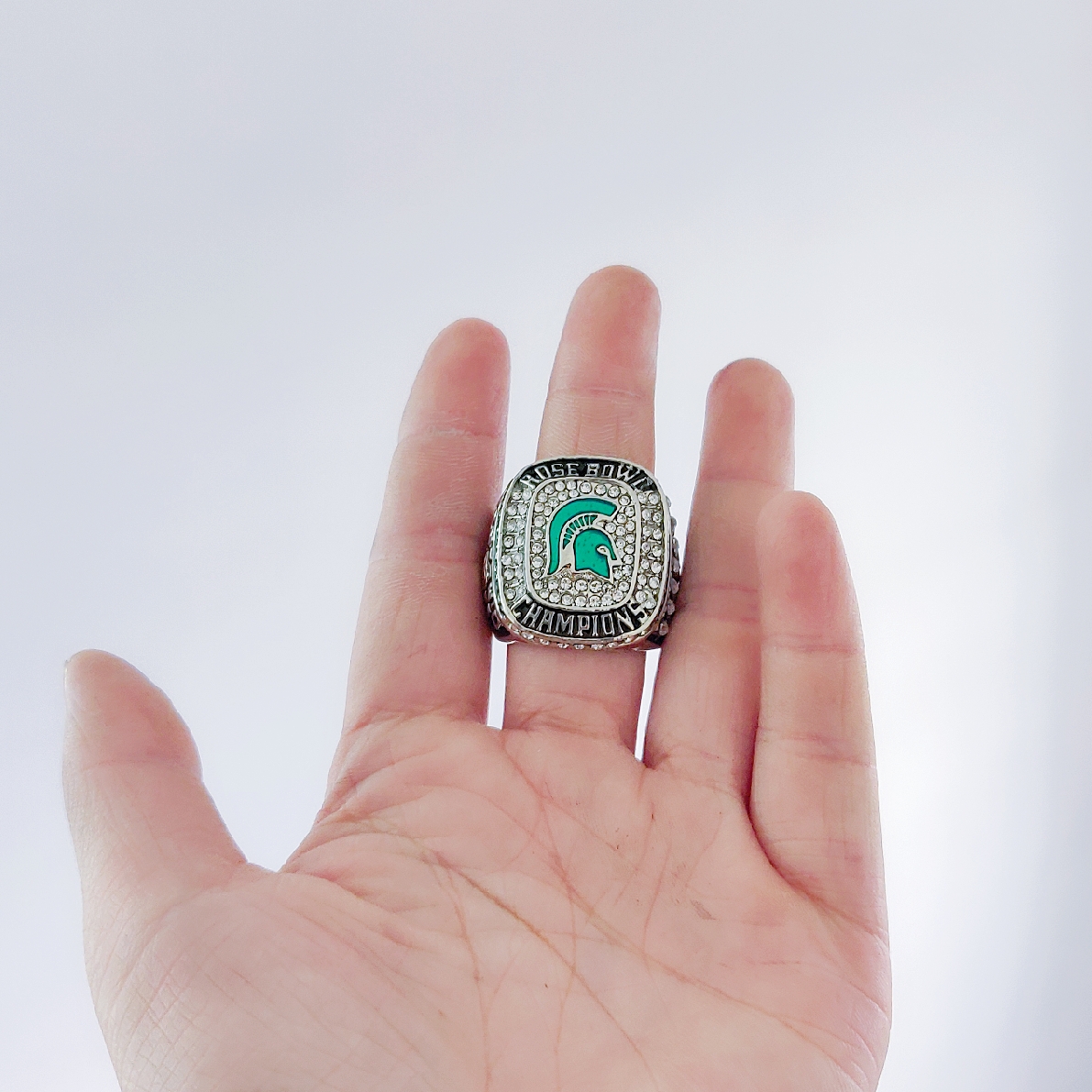 

wholesale Michigan State Spartans 2013 Rose Bowl And Big Ten Champions Ring Souvenir Men Fan Gift Drop Shipping