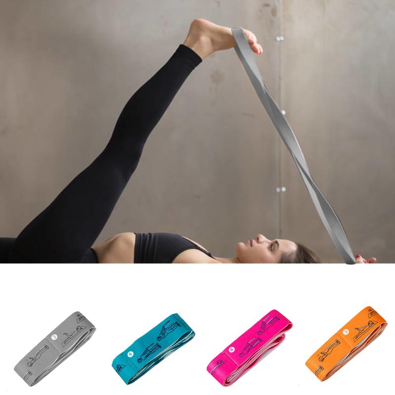 

Body Relax Resistance Bands Women Yoga Stretch Strap Belt Fitness Exercise Gym Rope Figure Waist Leg Resistance Fitness Bands, Green