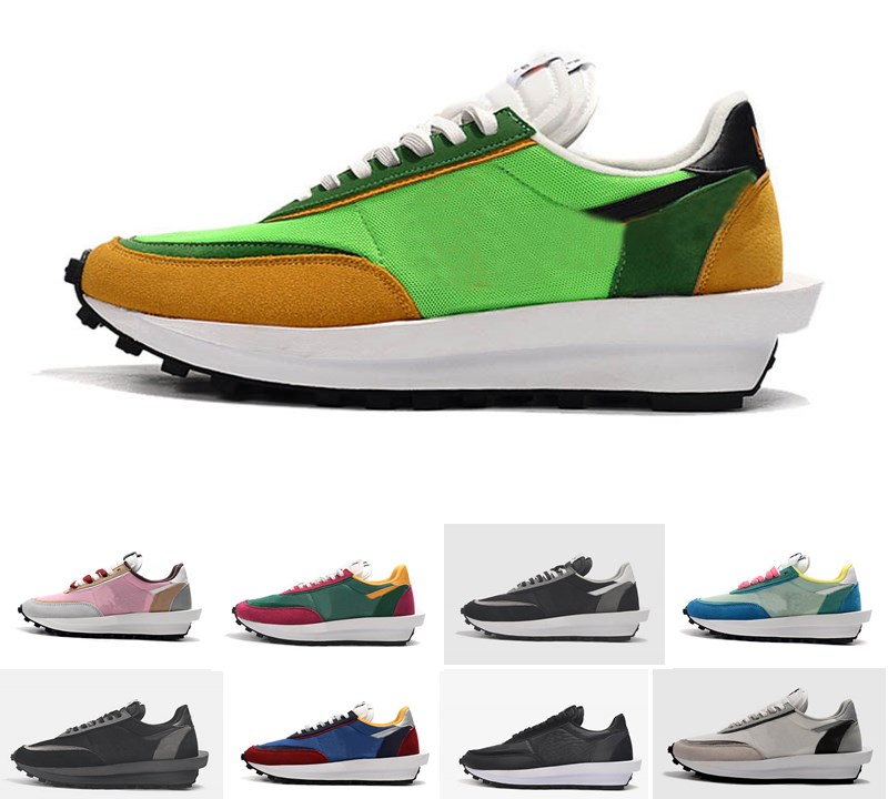 Vendre des hommes Femmes Chaussures en plein air SA LDV Gaufre Varsity Triple Bleu Green Gusto Black Racer Daybreak Entraînement Sports Sports Sp