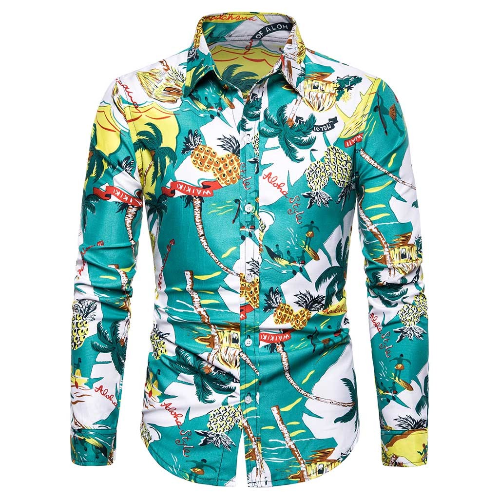 6XL Para Hombre Calidad gran impresión geométrica//Alto Manga Corta Camisa 3XL