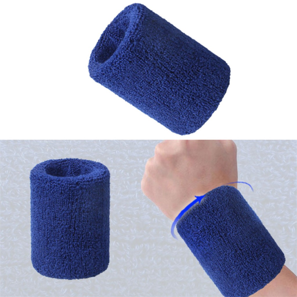 Terry Cloth Wristband Various Colors Sweatband Gold
