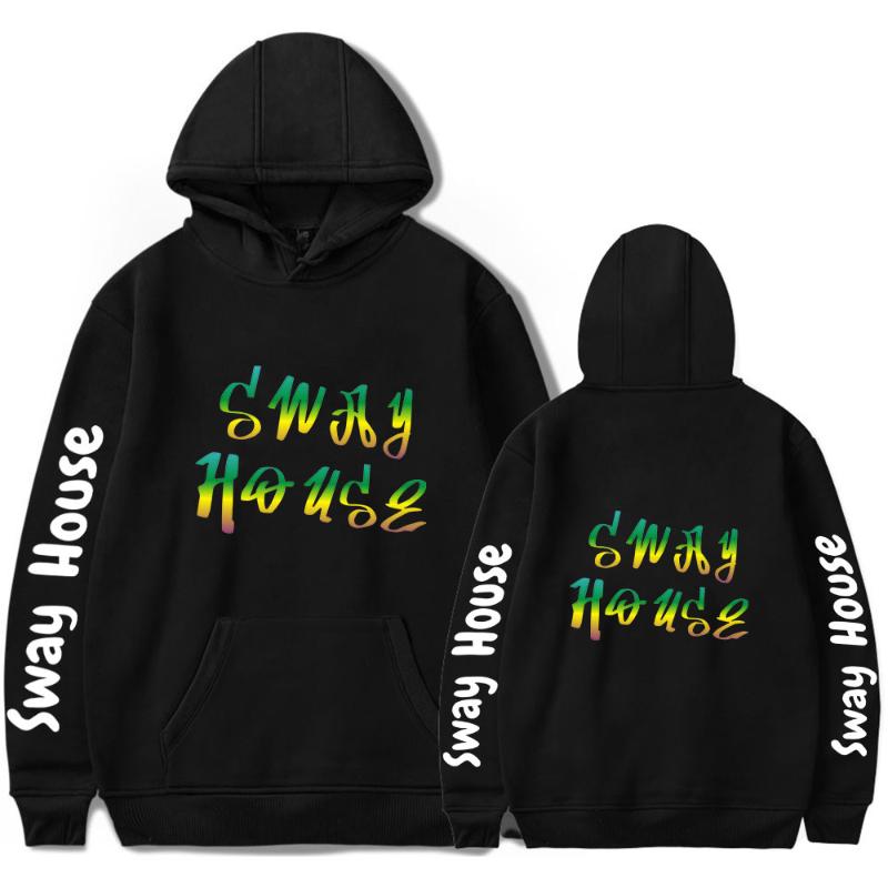 

Hot Sale Sway House Broke Again Sweatshirts Men/Women 2020 New Harajuku Printed Fashion Hip Hop Hoodie Casual Sweatshirt Coats, Coral red