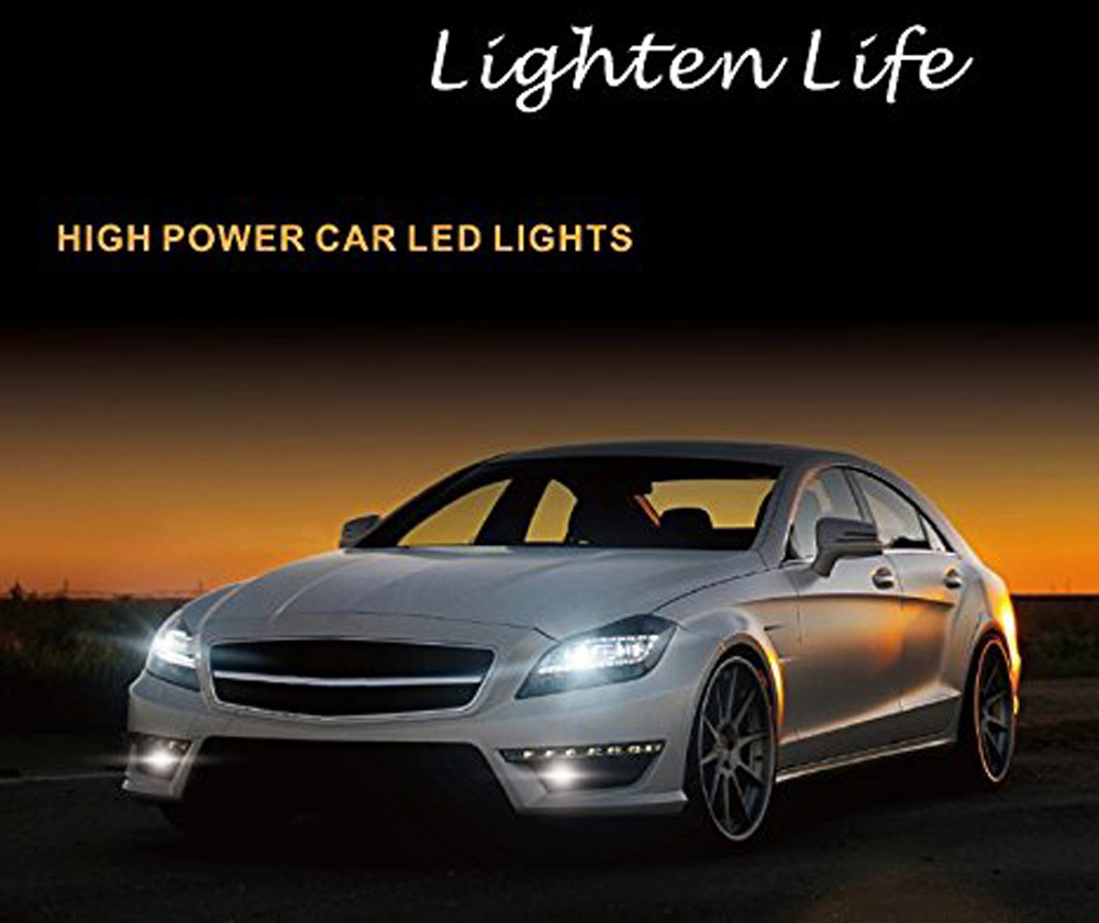 H4 80W High Power LED Car Fog Light Driving White Bulbs Lamp