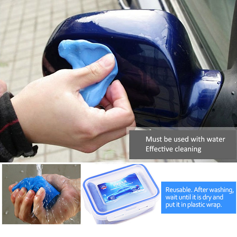 

100g Car Wash Magic Clean Clay Bar Car Truck Wash Clean Tools Magic Washing Mud Cleaner Auto Cleaning Tool Mud Gum