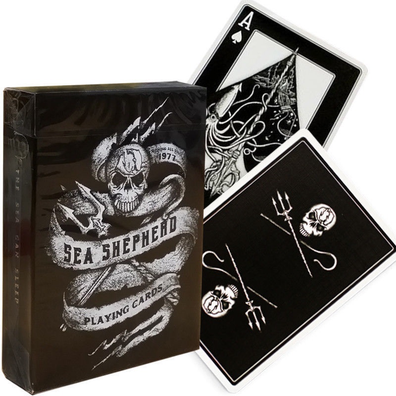 

Ellusionist Sea Shepherd SSCS Playing Cards Bicycle Deck Poker Size USPCC Limited Edition Magic Tricks Magic Props for Magician