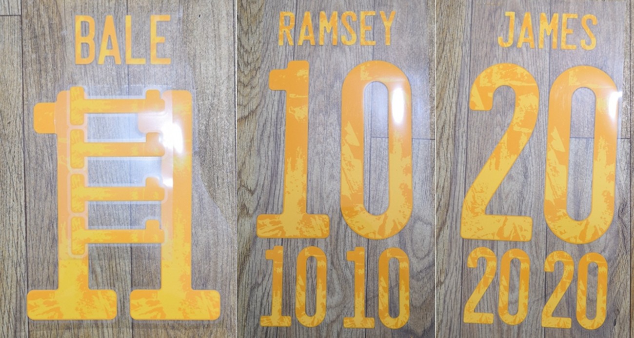 

2020 Welsh BALE RAMSEY JAMES nameset patch badge