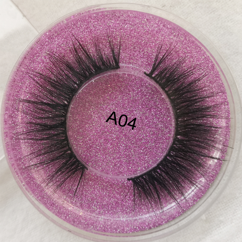 

1 Pair Eyelashes 3D Faux Mink Lashes Thick Volume Lashes Hand Made Mink Eyelashes Natural False Maquiagem Faux Cils