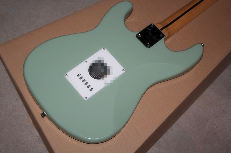 

#$ St single wave electric guitar duck egg green e@!#$