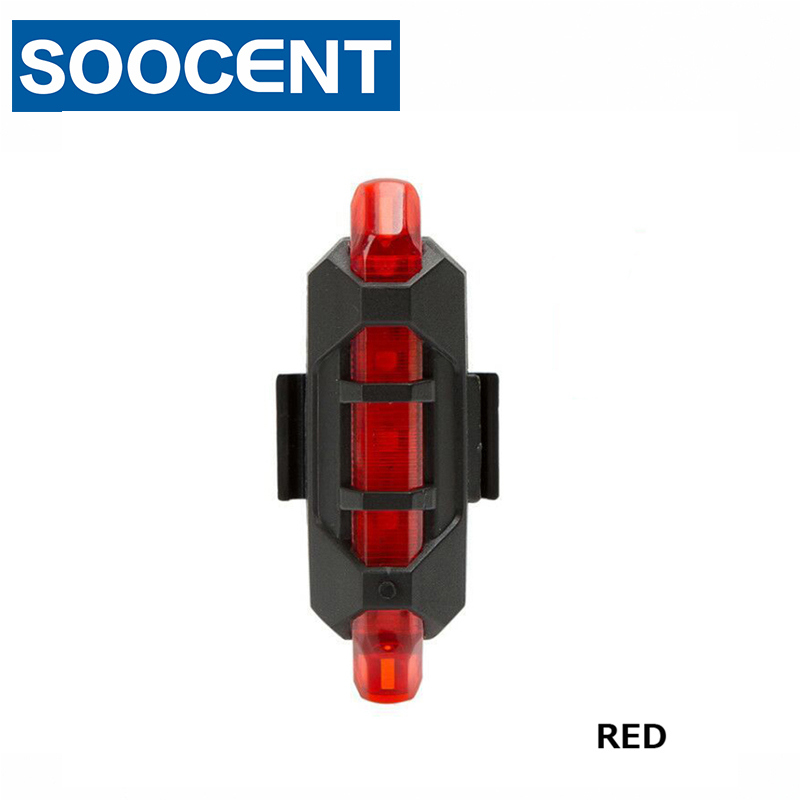 

Bike Bicycle light Rechargeable LED Taillight USB Rear Tail Safety Warning Cycling Color light Flash Super Bright