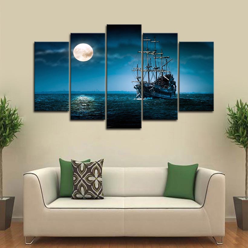 Get Arte de la pared playa enmarcada Desktop Wallpaper Free