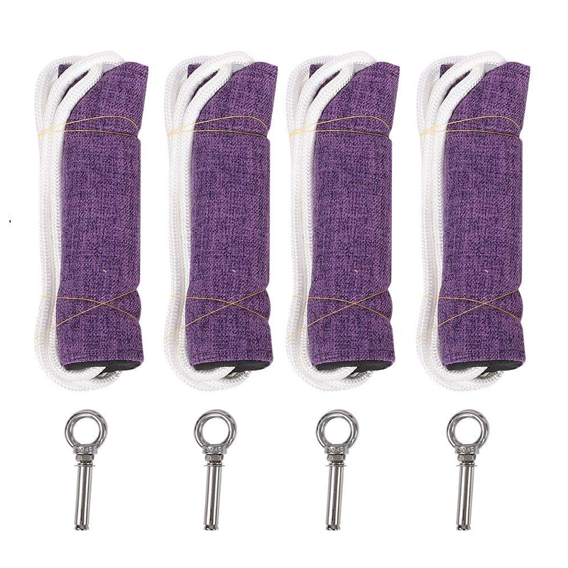 

Iyengar Yoga Wall Ropes Sling Set Anti-gravit 17mm Yoga Auxiliary Wall Rope Hanging Belt GYM Suspension Exercise Training, Purple