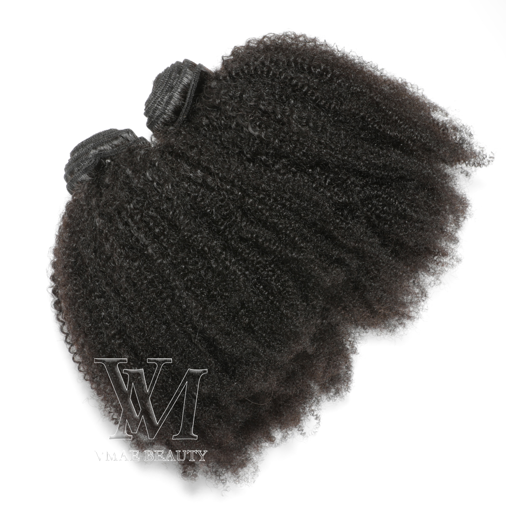 

VMAE Peruvian Remy Virgin Hair Afro Kinky Curly Weft Natural Color Soft 3 Bundles 4C Curly Unprocessed Human Hair Weaves Extensions