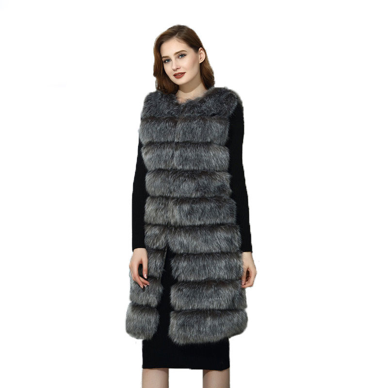 

Faux Fur Vests Women Winter Fashion Artifical Fur Vest Women Waistcoat Faux Gilet Coats Female Ladies, Cp03 beige