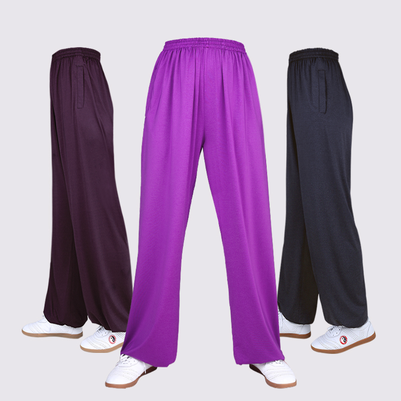 

Sweat Absorbing Speed Do Chi Pants Woman Summer Elasticity Practice Serve Easy Bodybuilding Taiji Boxing Lantern A Art Pants, Gray - fast drying