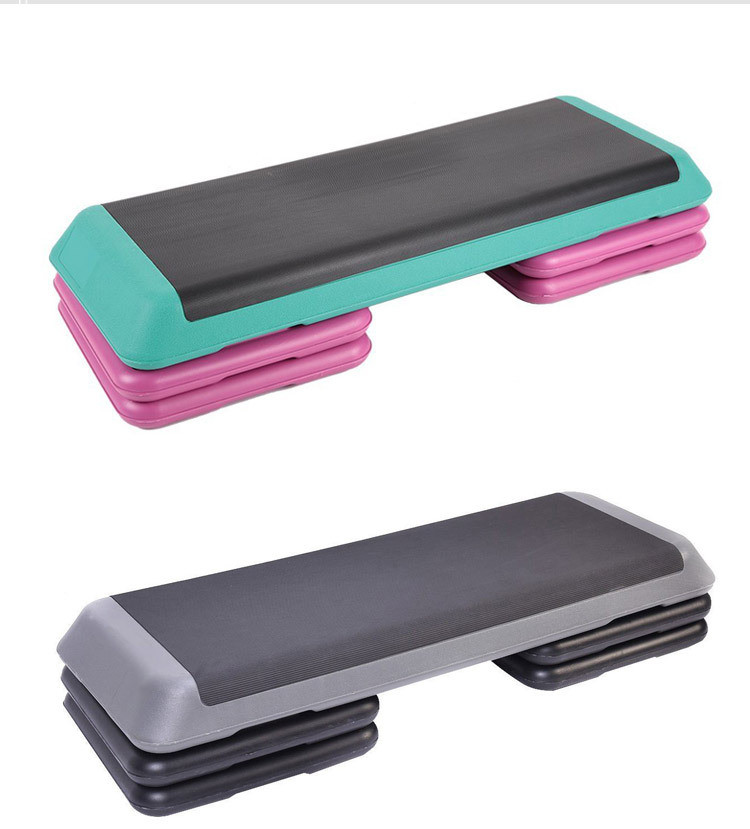 

2020 hot Aerobics Trainer Home Gym Fitness Workout System Adjustable Aerobic Platform Cushion Top 4 * Risers