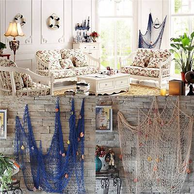 100cm x 200cm Fishing Net Shell Background Wall Decoration For Living Room Home Decor Wall Hangings Decoration-image-505208086