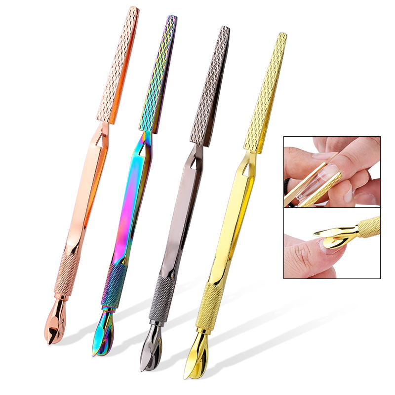 

Nail Art Styling Clip Stainless Steel Cross Action Tweezers Fake Nails Curve Fixed Pinch For Shape Extended Clip Manicure Tools