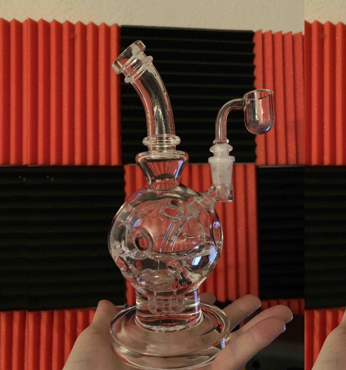 

Mothers-ship USA exosphere glass bongs fab egg smoking glass water pipes dab rig oil rigs hookahs matrix perc thick glass 14mm female joint