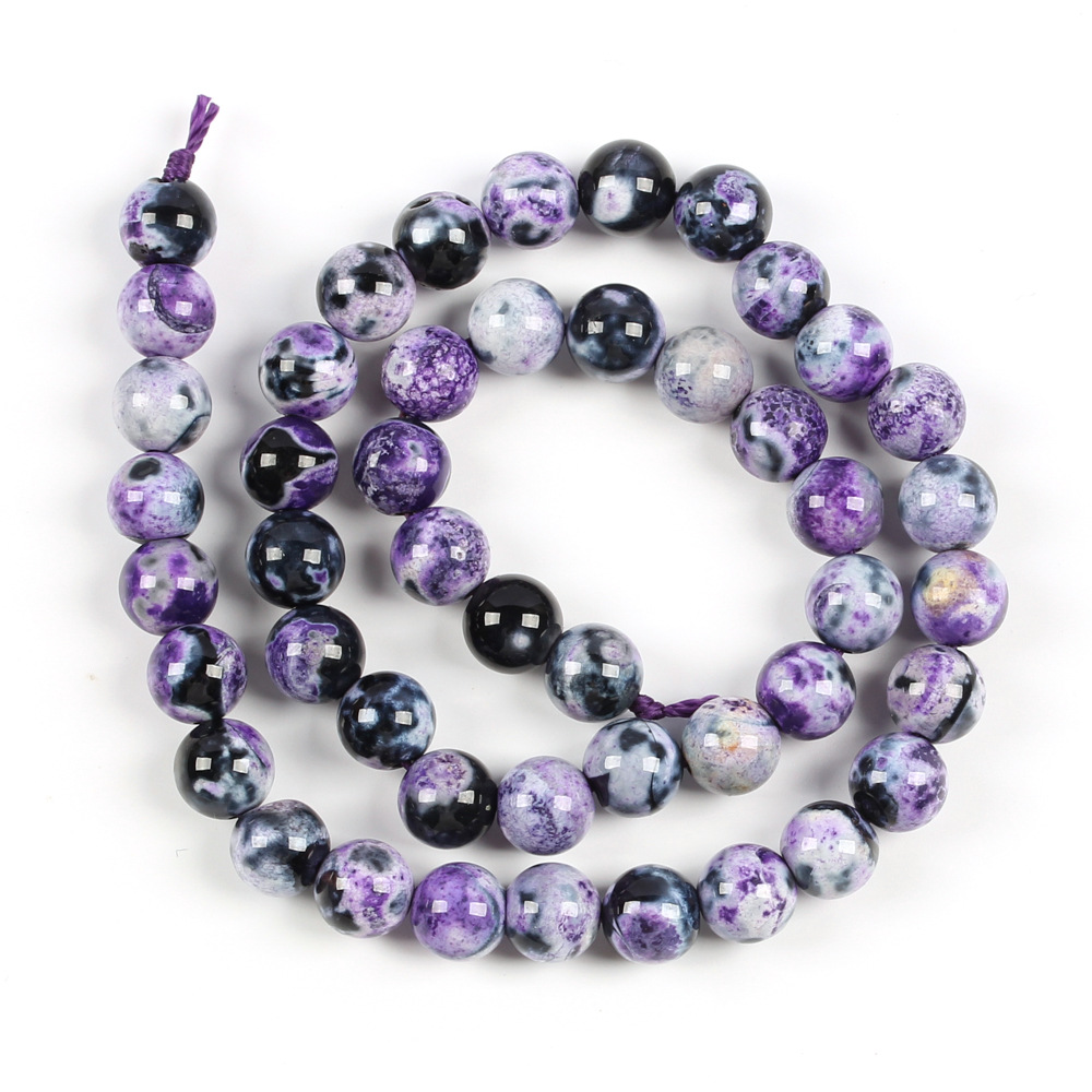 Mantequilla de Limón Jade Piedra redonda granos para joyería haciendo 15/" 4mm 6mm 8mm 10mm