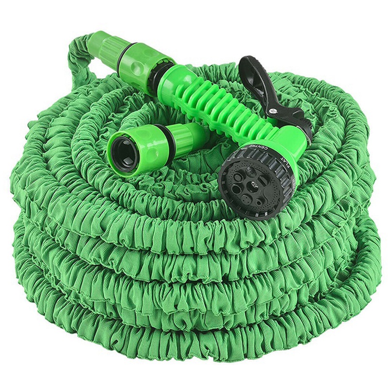 

75 Feet Expanding Garden Hose Water Hose Garden Water with Spray Nozzle, Green