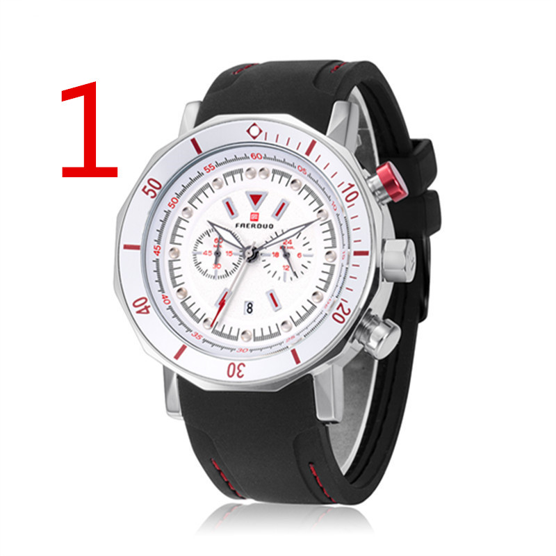 wu's Men's high-end casual men's watch business table birthday gift 3654#