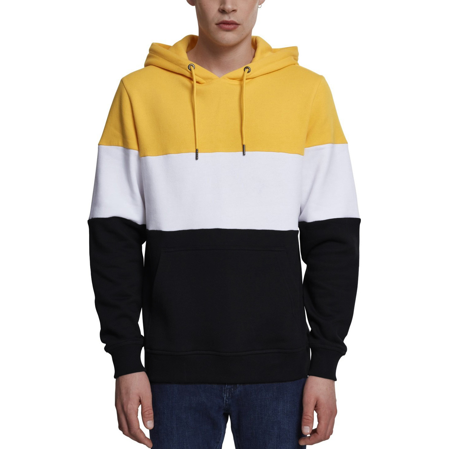 

New Fashion Pullover Men Hoodie Long Sleeve Blend Cotton Sweatshirt Fitness Hoodies Clothes Red Yellow Color -2XL Size Free Ship